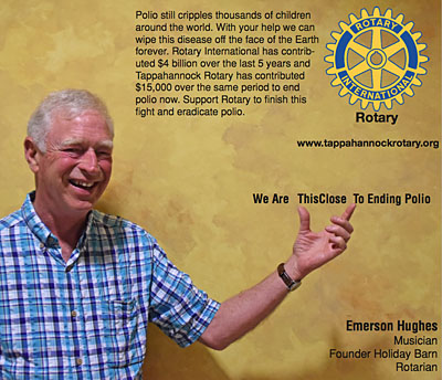 rotary end polio now campaign joe johnston