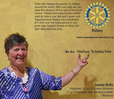 rotary end polio now campaign joe johnston